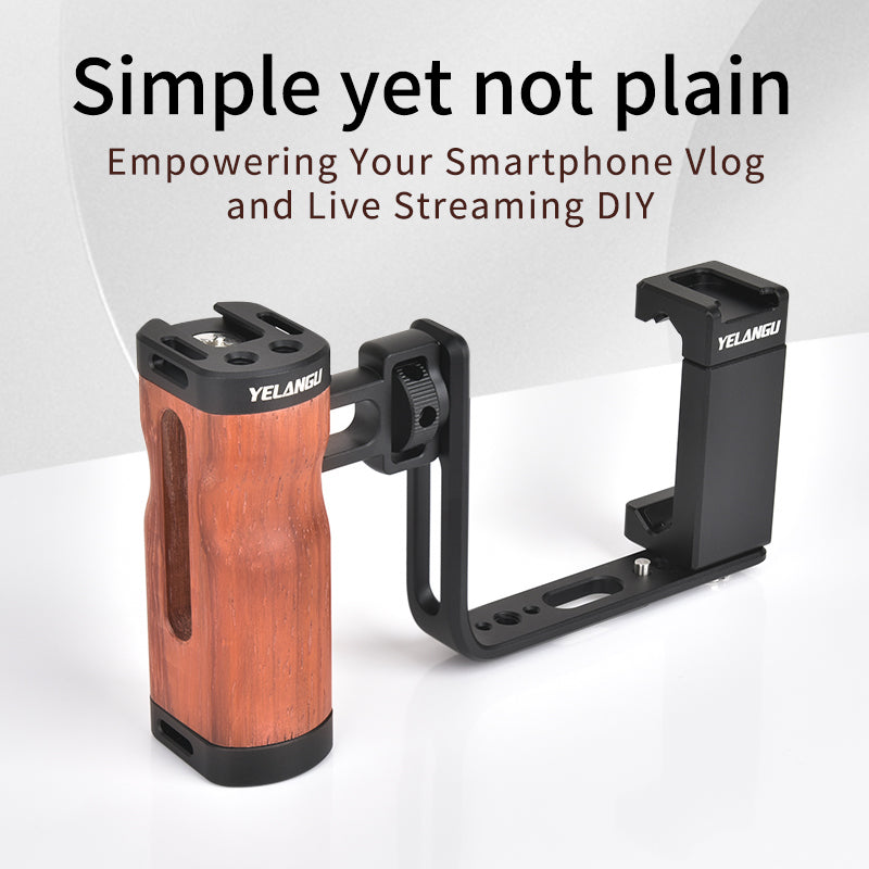YELANGU LW102 Handheld L-Shape Mount Cell Phone Shooting Stand Kit Video Accessories YELANGU LW102 Handheld L-Shape Mount Cell Phone Shooting Stand Kit Video Accessories